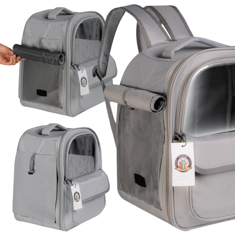 Furrever Friends Catssic Grey carrier backpack